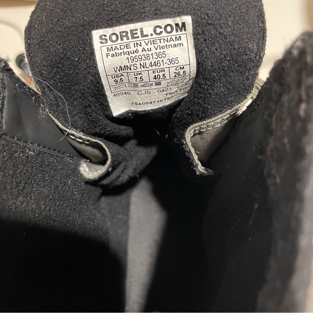 Sorel Explorer II Joan Waterproof Boot 9.5 Grey/Green - Picture 8 of 14